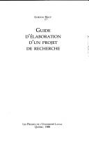 Guide D'Elaboraton D'UN Projet De Recherche