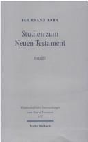Studien zum Neuen Testament