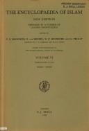 The Encyclopaedia of Islam: Fascicules 111-112