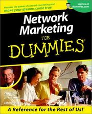 Network marketing for dummies