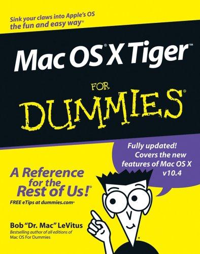 Mac OS X Tiger for dummies