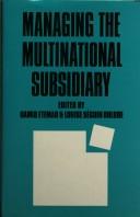 Managing the multinational subsidiary