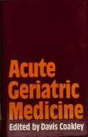 Acute geriatric medicine