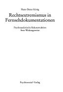 Rechtsextremismus in Fernsehdokumentationen