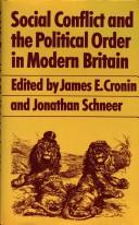 Social conflict and the political order in modern Britain