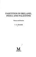 Partition in Ireland, India, and Palestine