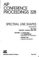 Spectral line shapes