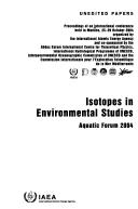 Isotopes in environmental studies