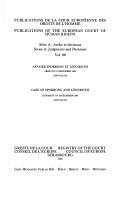 Affaire Sporrong et Lönnroth
