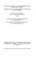 Affaire Abdulaziz, Cabales et Balkandali
