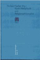 Kant-Forschungen, Band 15. Kants Metaphysik und Religionsphilosophie