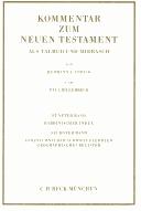 Kommentar zum Neuen Testament, 6 Bde., Bd.5/6, Rabbinischer Index, Verzeichnis der Schriftgelehrten, geographisches Register