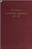 Zur Musikwissenschaft 1909-1960