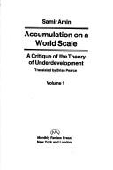 L'Accumulation ýý l'ýýchelle mondiale:critique de la theorie du sous developpement