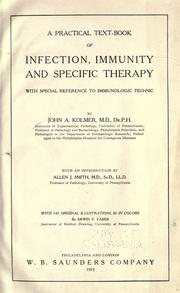 A practical text-book of infection, immunity, and specific therapy