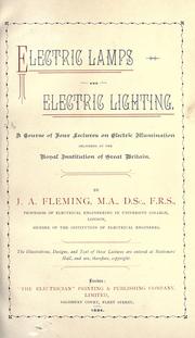 Electric lamps and electric lighting