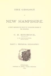 The geology of New Hampshire
