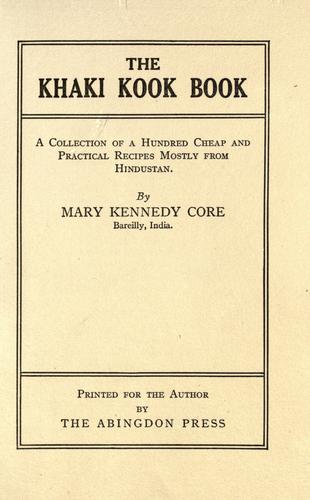 The khaki kook book