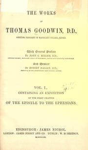 The works of Thomas Goodwin