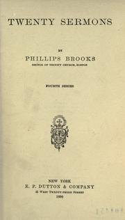 Twenty sermons