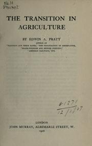 The transition in agriculture