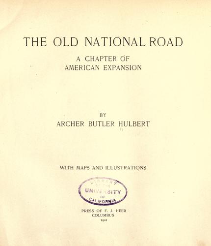 The old National Road