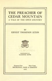 The preacher of Cedar Mountain