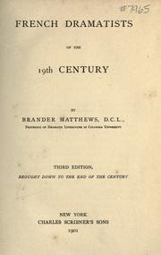 French dramatists of the 19th century