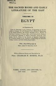 The sacred books and early literature of the East