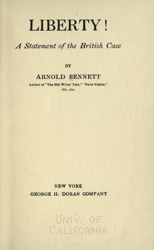 Liberty! A statement of the British case
