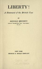Liberty! A statement of the British case