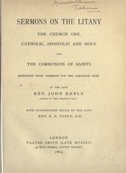Sermons on the litany
