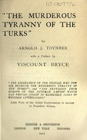 "The Murderous Tyranny of the Turks"