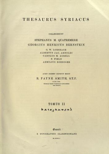 Thesaurus syriacus