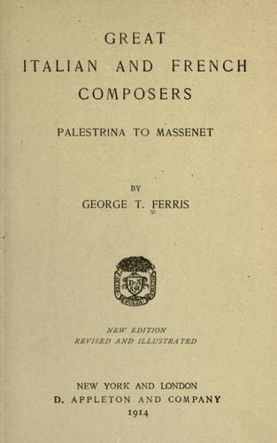 Great Italian and French Composers