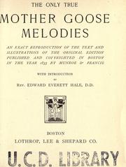 The only true Mother Goose melodies