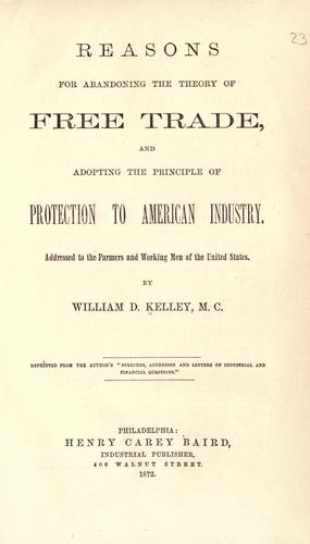 Reasons for abandoning the theory of free trade
