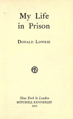 My life in prison