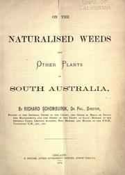 On the naturalised weeds and other plants in South Australia
