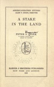 A stake in the land