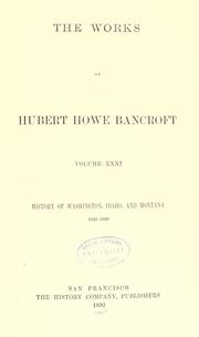 History of Washington, Idaho, and Montana