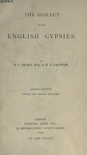 The dialect of the English gypsies