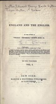 England and the English