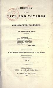 A history of the life and voyages of Christopher Columbus