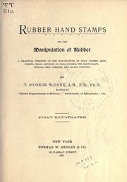 Rubber hand stamps and the manipulation of rubber