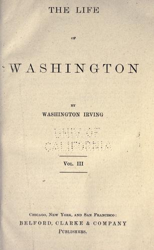 The life of Washington