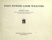 Foot-power loom weaving