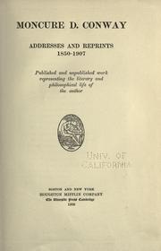 Moncure D. Conway