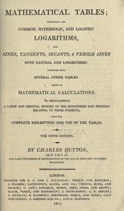 Mathematical tables