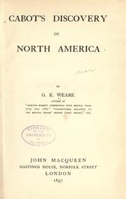 Cabot's discovery of North America